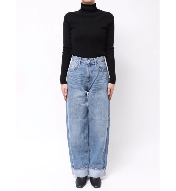 Ungrid「【WEB限定】ロールアップカーブデニム」|デニム|