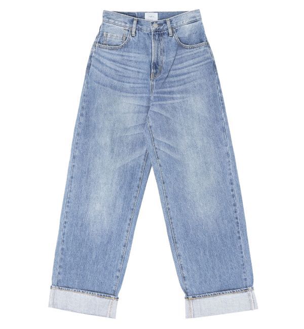 Ungrid「【WEB限定】ロールアップカーブデニム」|デニム|