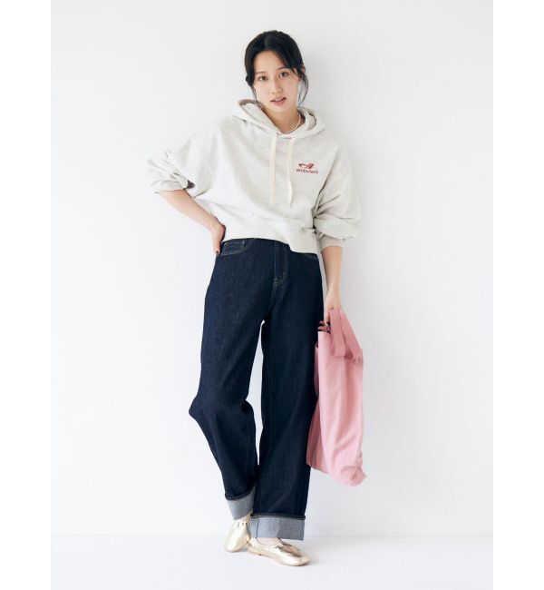 Ungrid「【WEB限定】ロールアップカーブデニム」|デニム|