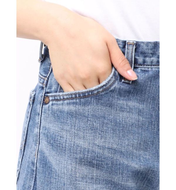 Ungrid「Lee CURVE WIDE PANTS」|デニム|