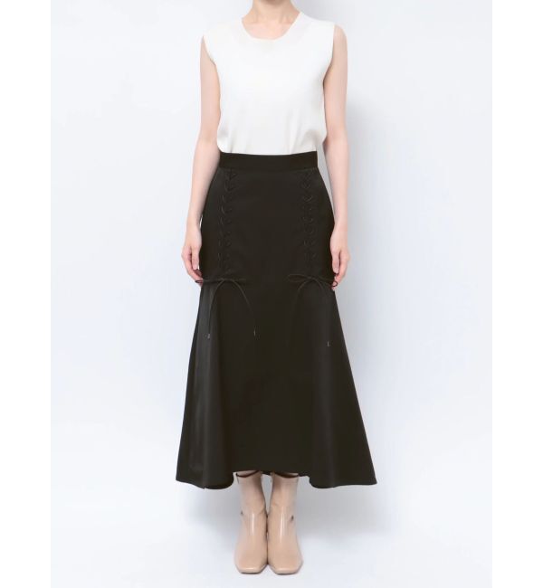 LAGUNAMOON「レースアップヘムボリュームスカート」|スカート|