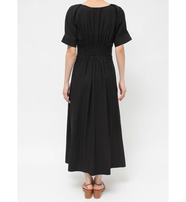 LAGUNAMOON「フロントZIPウエストタックワンピース」|ワンピース|