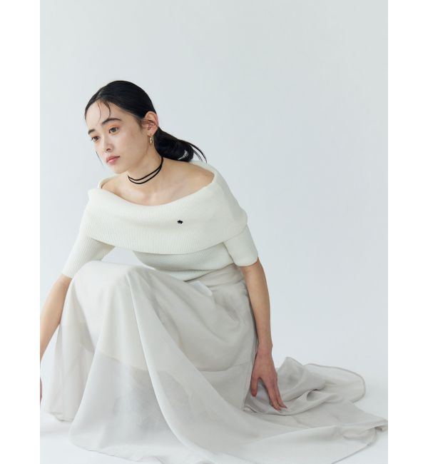 LAGUNAMOON「【POLO BCSコラボ】オフショルニットプルオーバー」|ニット・セーター|