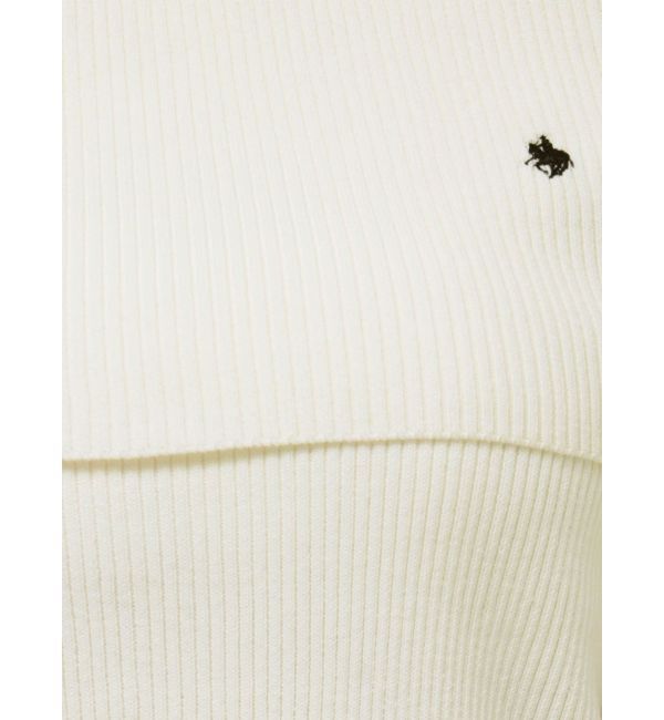 LAGUNAMOON「【POLO BCSコラボ】オフショルニットプルオーバー」|ニット・セーター|