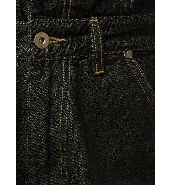 LAGUNAMOON「ハイウエストデニムバギーパンツ」|デニム|