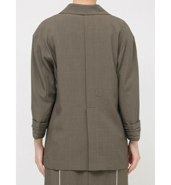 LAGUNAMOON「バイカラーボタンジャケット」|テーラードジャケット|