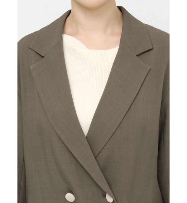 LAGUNAMOON「バイカラーボタンジャケット」|テーラードジャケット|