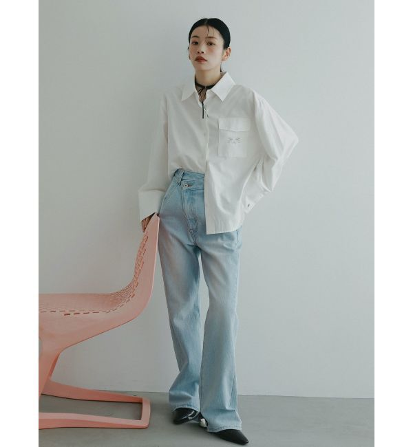 LAGUNAMOON「スリムフレアデニムパンツ」|デニム|