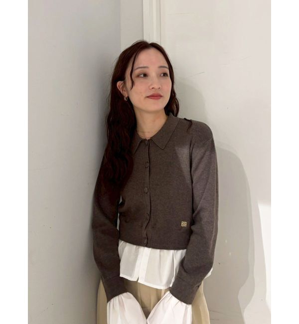 LAGUNAMOON「ペプラムドッキングニットカーディガン」|カーディガン|