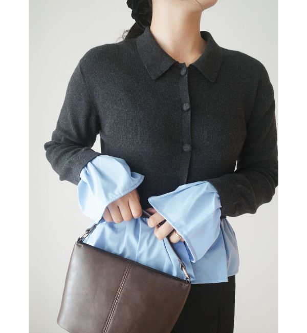 LAGUNAMOON「ペプラムドッキングニットカーディガン」|カーディガン|