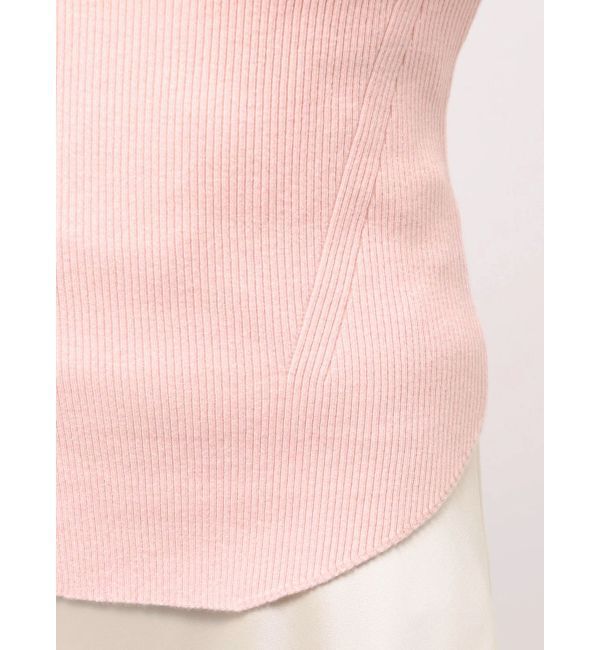 LAGUNAMOON「アシンメトリードレープフレアスリーブニット」|ニット・セーター|