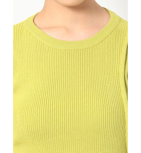 EVRIS「サイドオープンニットミニワンピース」|ワンピース|