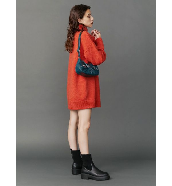 EVRIS「ハイネックルーズニットワンピース」|ワンピース|