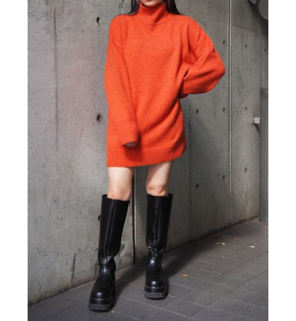 EVRIS「ハイネックルーズニットワンピース」|ワンピース|