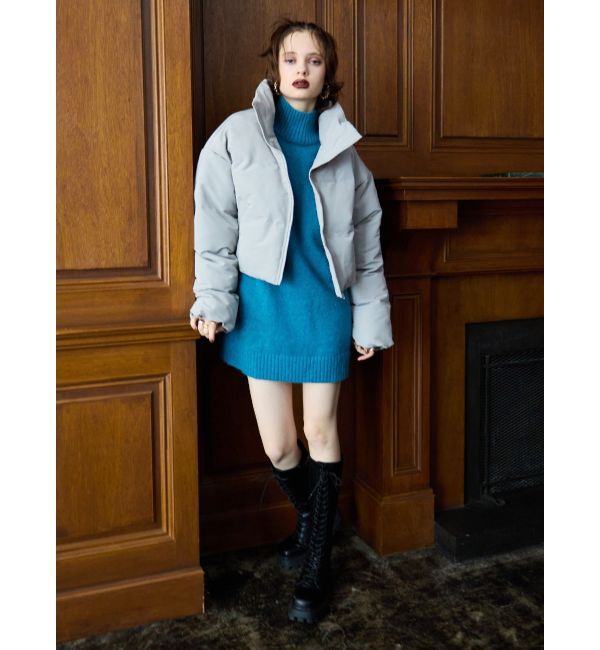 EVRIS「ハイネックルーズニットワンピース」|ワンピース|