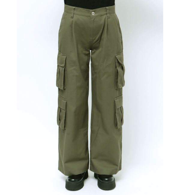 EVRIS「ローウエストカーゴポケットボリュームワイドパンツ」|その他|
