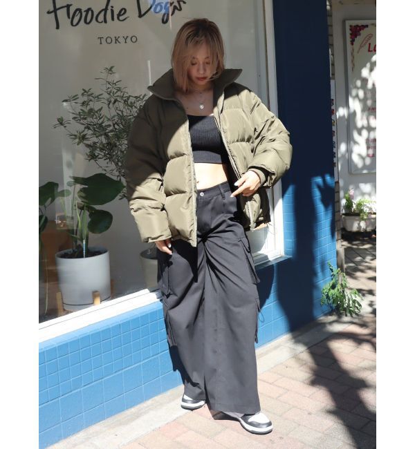 EVRIS「ローウエストカーゴポケットボリュームワイドパンツ」|その他|