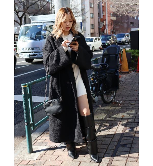 EVRIS「アームカッティングニットミニワンピース」|ワンピース|