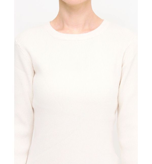 EVRIS「アームカッティングニットミニワンピース」|ワンピース|