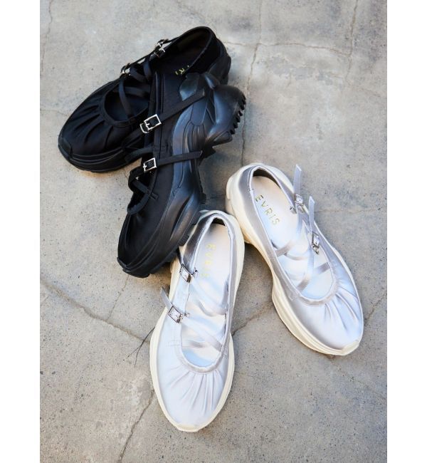 EVRIS「レースアップデザインプラットフォームスニーカー」|スニーカー|