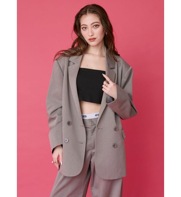 EVRIS「オーバーサイズジャケット【セットアップ着用可能】」|テーラードジャケット|