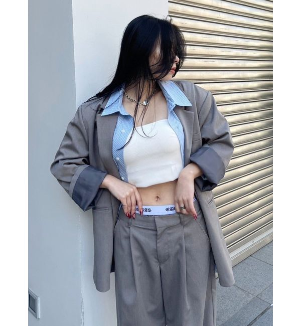 EVRIS「オーバーサイズジャケット【セットアップ着用可能】」|テーラードジャケット|