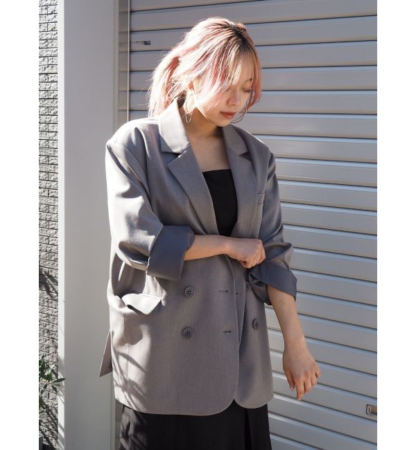 EVRIS「オーバーサイズジャケット【セットアップ着用可能】」|テーラードジャケット|