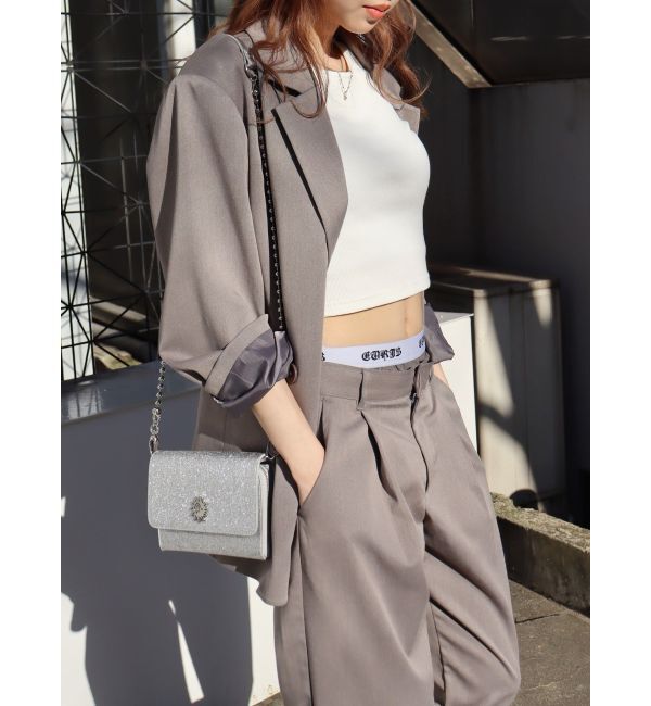 EVRIS「オーバーサイズジャケット【セットアップ着用可能】」|テーラードジャケット|