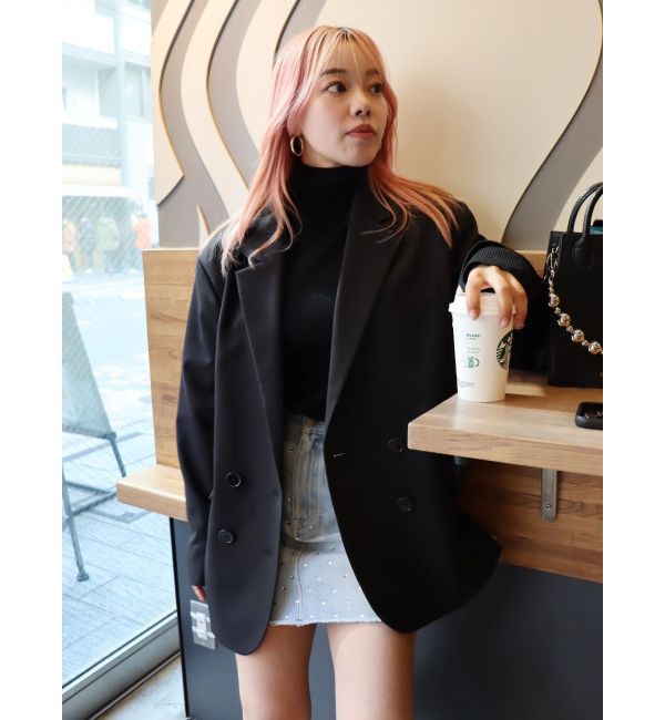 EVRIS「オーバーサイズジャケット【セットアップ着用可能】」|テーラードジャケット|
