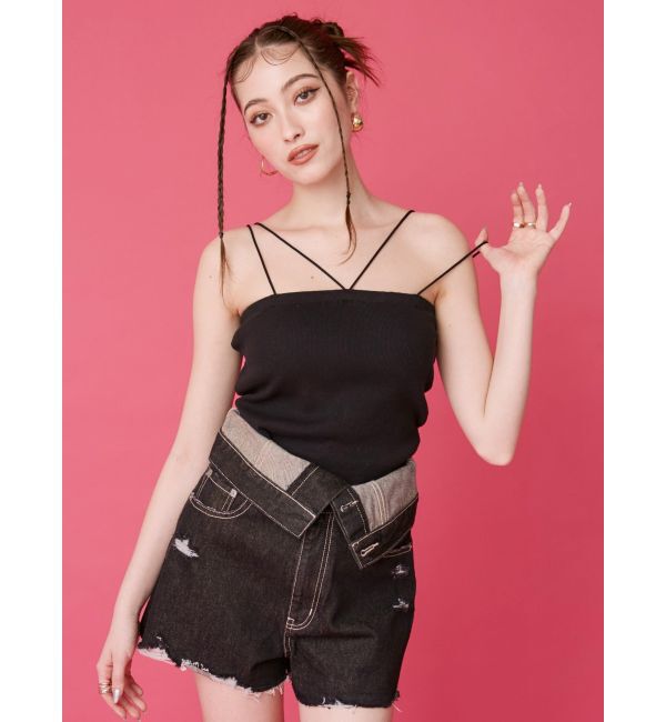 EVRIS「2WAYストラップビスチェ」|キャミソール|