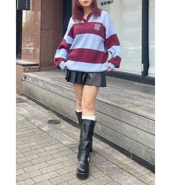 EVRIS「ルーズエンジニアブーツ」|ロングブーツ|