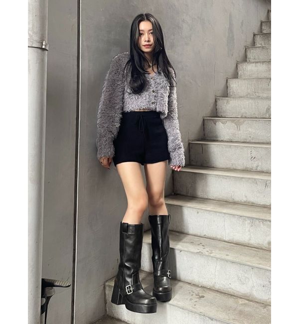 EVRIS「ルーズエンジニアブーツ」|ロングブーツ|