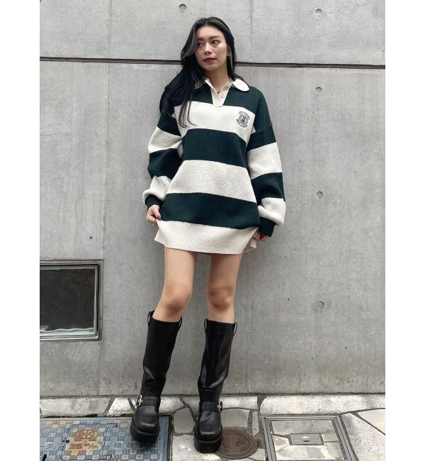 EVRIS「ルーズエンジニアブーツ」|ロングブーツ|