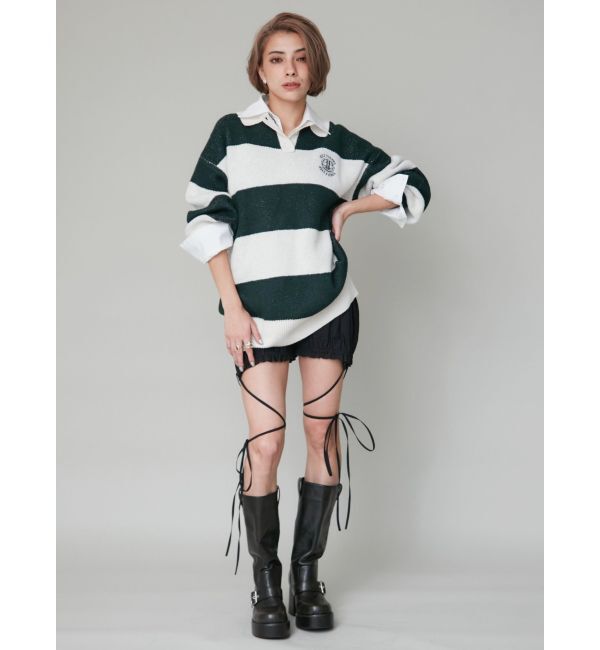 EVRIS「ルーズエンジニアブーツ」|ロングブーツ|