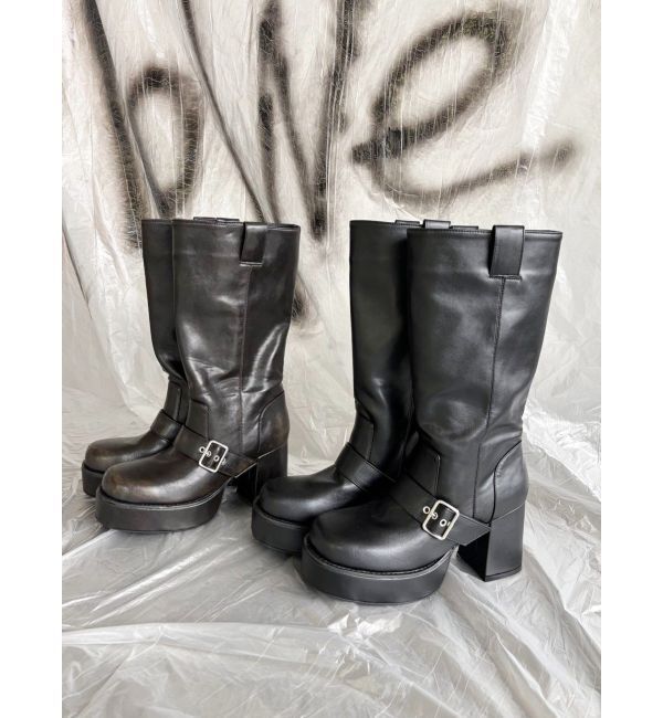 EVRIS「ルーズエンジニアブーツ」|ロングブーツ|