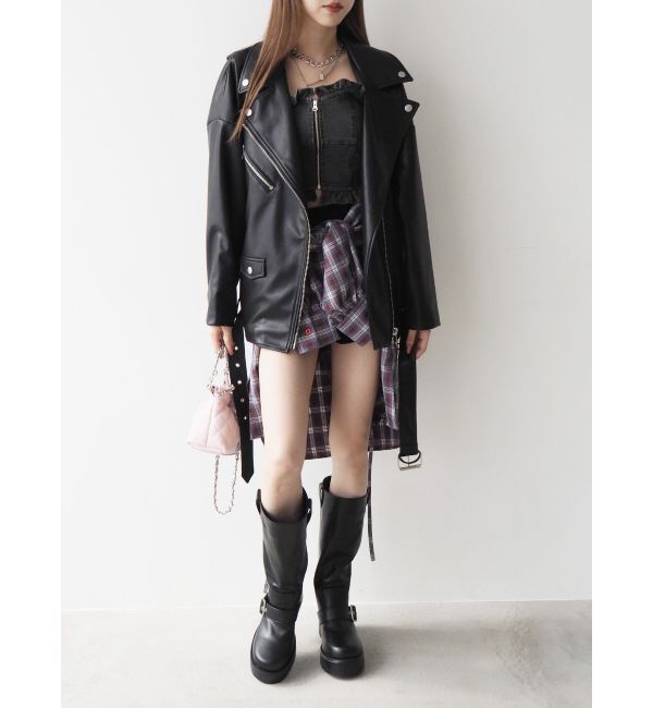 EVRIS「ルーズエンジニアブーツ」|ロングブーツ|