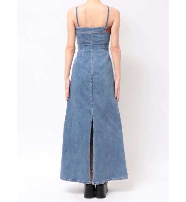 EVRIS「デニムベアロングワンピース」|ワンピース|