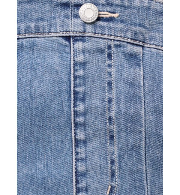 EVRIS「デニムベアロングワンピース」|ワンピース|