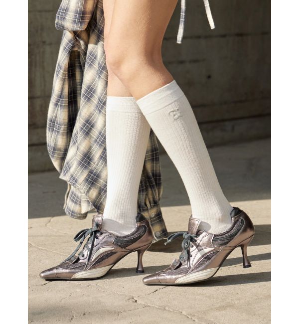 EVRIS「ポインテッドスニーカーヒール」|パンプス|