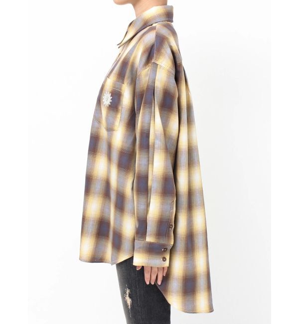 EVRIS「SUNNYチェックオーバーサイズシャツ」|シャツ・ブラウス|