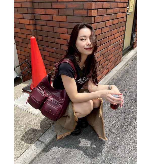 EVRIS「ポケットハンドBAG」|ハンドバッグ|