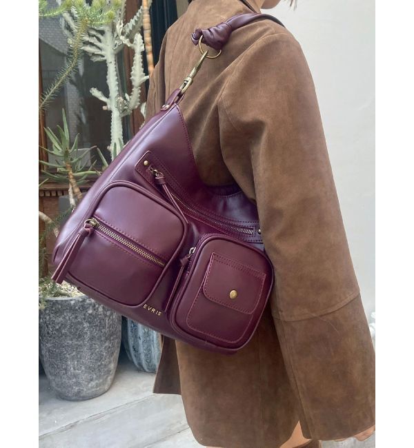 EVRIS「ポケットハンドBAG」|ハンドバッグ|