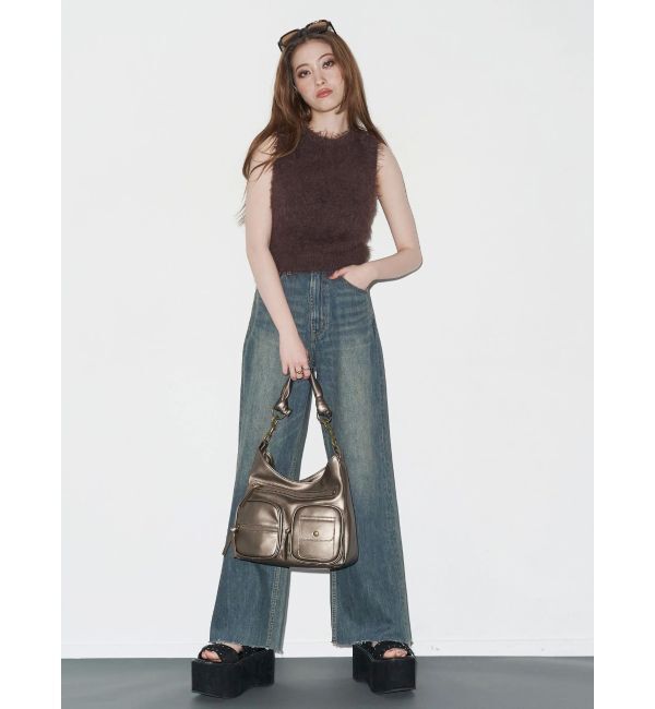 EVRIS「ポケットハンドBAG」|ハンドバッグ|