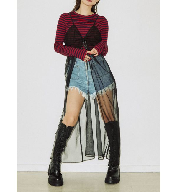 jouetie「ランジェリーキャミワンピース」|ワンピース|ブラック