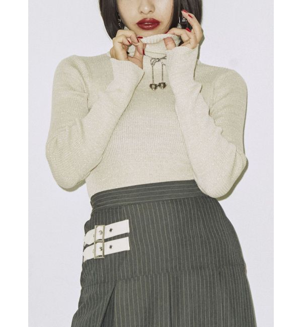 jouetie「ベーシックカラータートルニット」|ニット・セーター|アイボリー