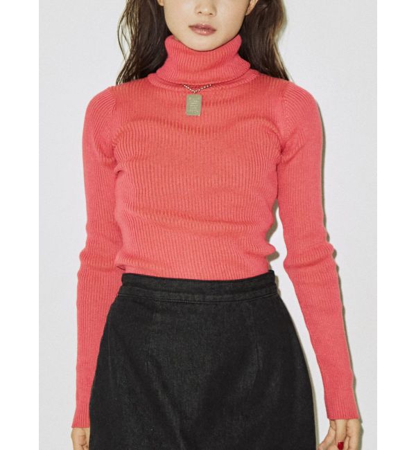 jouetie「ベーシックカラータートルニット」|ニット・セーター|