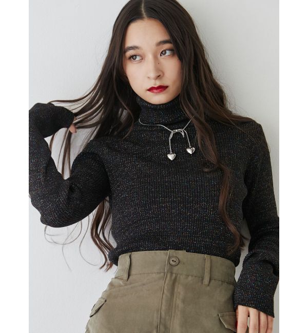 jouetie「ベーシックカラータートルニット」|ニット・セーター|