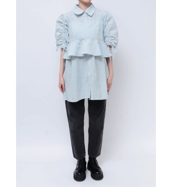 jouetie「ビスチェセットチュニックシャツ【セットアイテム】」|シャツ・ブラウス|