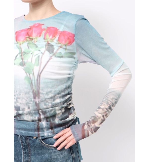 jouetie「フォトプリントシアートップス【セットアップ対応】」|Tシャツ・カットソー|