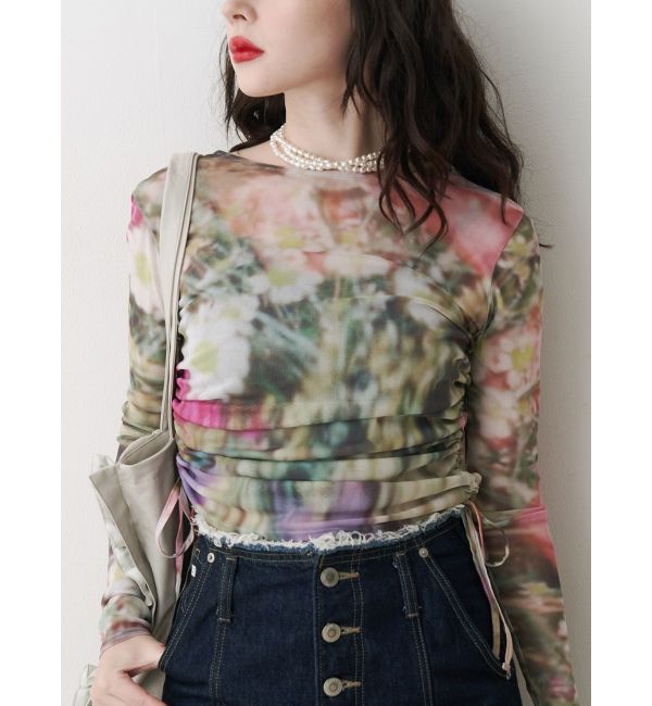 jouetie「フォトプリントシアートップス【セットアップ対応】」|Tシャツ・カットソー|